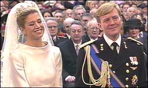 Prinses Mxima en Prins Willem-Alexander (foto BBC)
