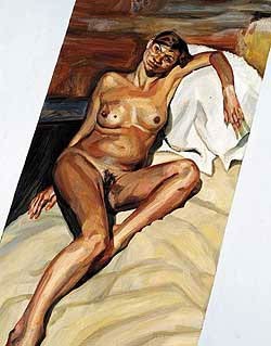 Kate Moss by Lucian Freud