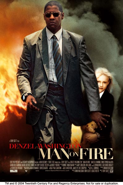 Filmposter Man On Fire