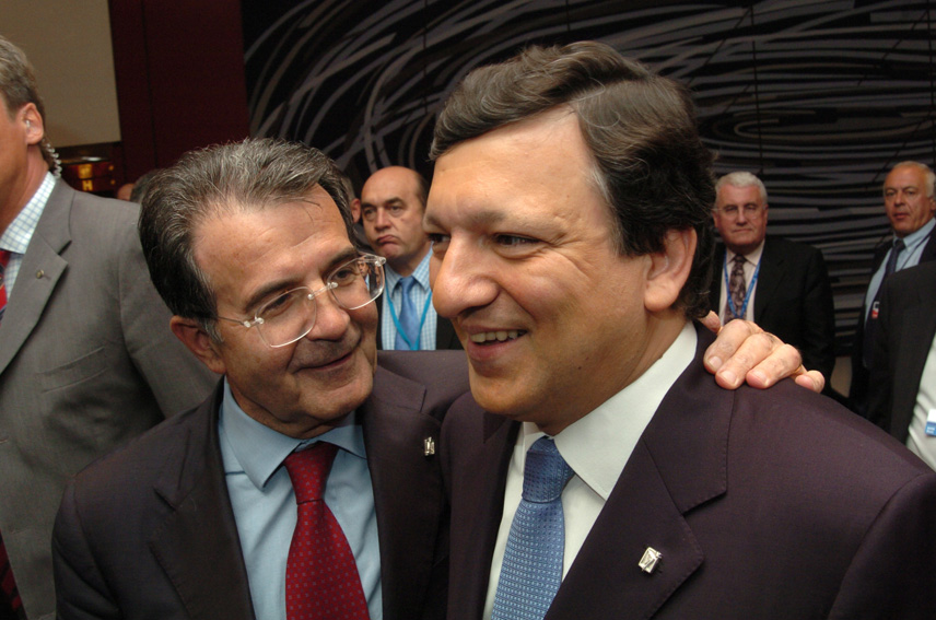 Prodi en Barroso