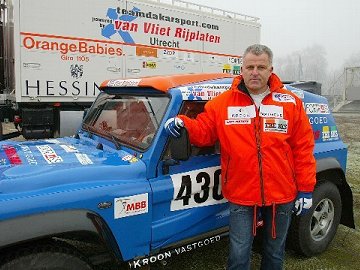 Peter R. de Vries in de Dakar Rally