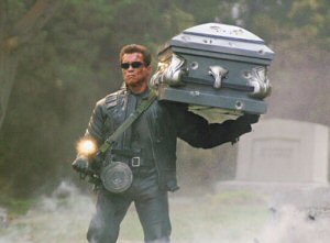Arnold Schwarzenegger in \'Terminator 3: Rise of the machines\'
