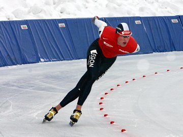 Sven Kramer in actie op de 1500 meter