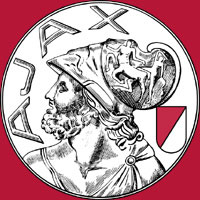 Het oude logo van Ajax