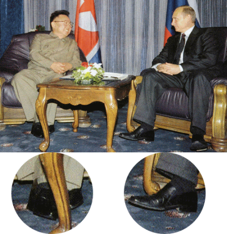 Kim Jong Il en Poetin