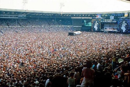Live Aid in 1985
