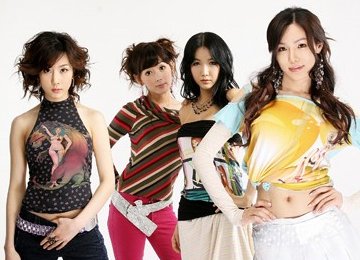 De Zuid-Koreaanse popgroep Lady