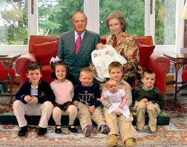 Juan Carlos, Sofia en kleinkinderen