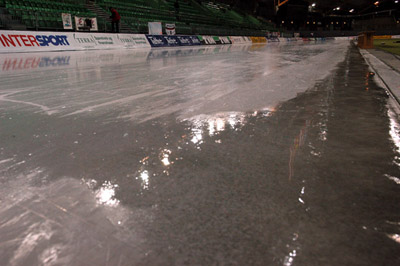 Problemen met het ijs in Hamar