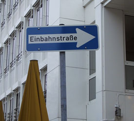Einbahbstraße