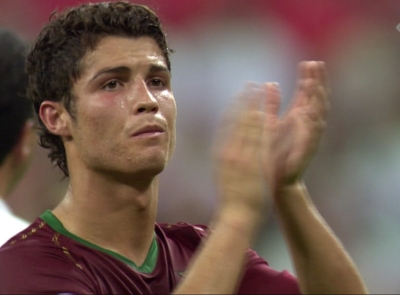 Ronaldo huilt weer eens.