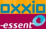 Logo\'s Oxxio en Essent