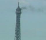 Brand in de Eiffeltoren
