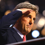 John Kerry, reporting fo duty