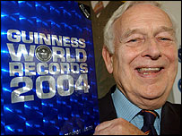 Norris McWhirter, bedenker van het Guinness Book of Records